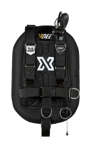 XDeep Zeos Deluxe Single Tank Wing System (28lb / Black) With Medium Weight Pockets